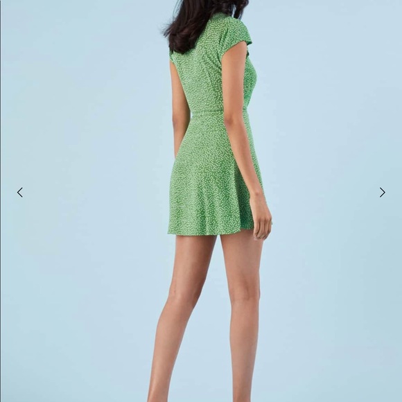 NWT reformation dawn wrap mini dress - Picture 4 of 6